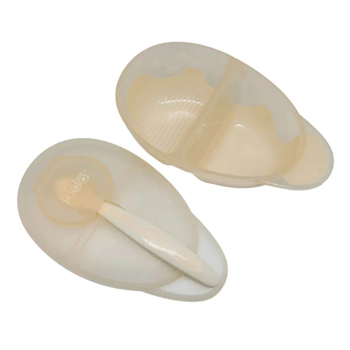 KEEP - Bowl con División 280ml + Cuchara PP Beige Kido Toddler