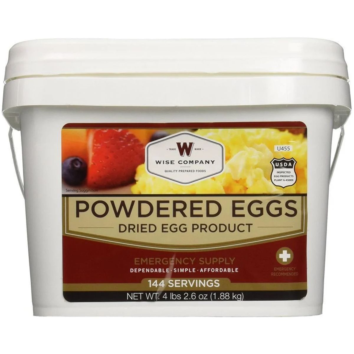 GENERICO - Wise Eggs Huevos Liofilizados En Polvo Proteina 144 Serv