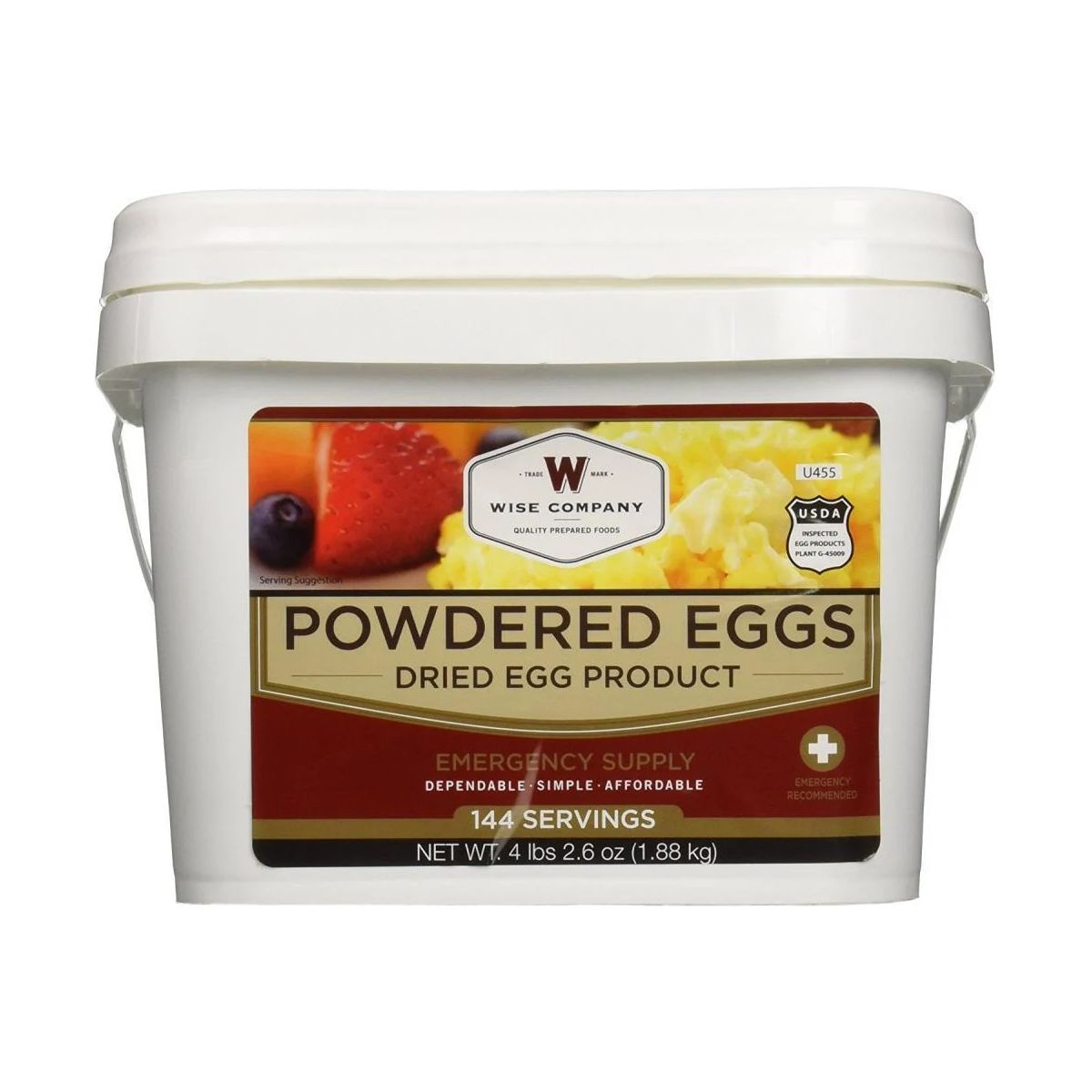 GENERICO - Wise Eggs Huevos Liofilizados En Polvo Proteina 144 Serv