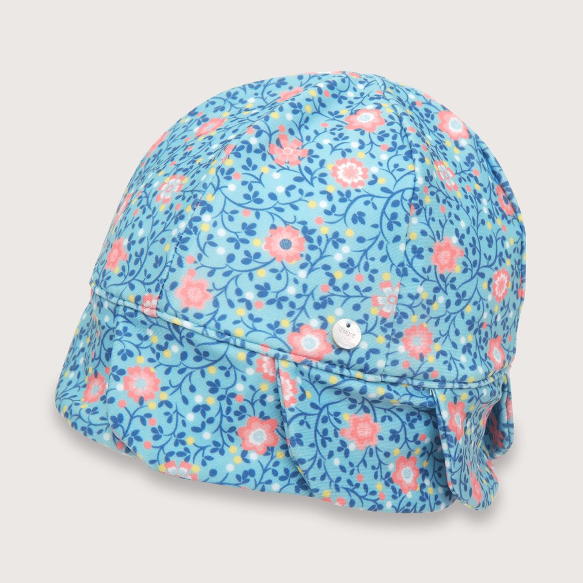 OPALINE - Gorro de niña petalos Celeste