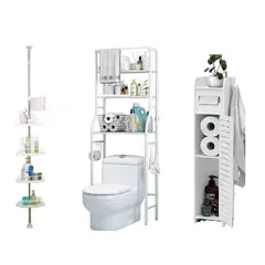 GENERICO - Pack hogar Repisa papel higienico esquinero organizador