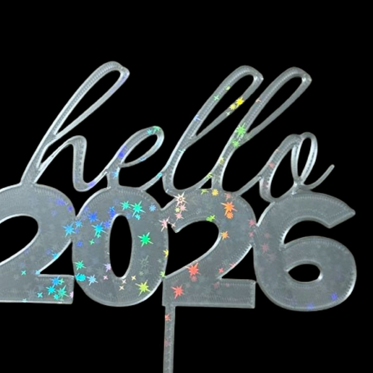 GENERICO - Topper de pastel de Año Nuevo 2026