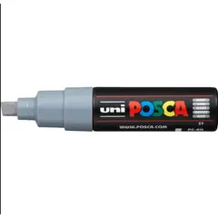 UNI POSCA - POSCA MARCADOR ACRILICO 8K GRIS