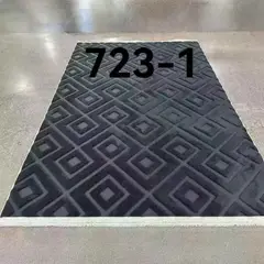 ANGELES DEL HOGAR - ALFOMBRA JACQUARD LISA 150X200CM ANTIDESLIZANTE