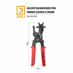DALI - Alicate sacabocado con mango 225 mm x 9" (190208)