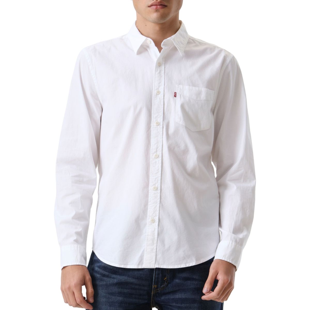 LEVIS - Camisa Hombre Classic 1 Pkt Standard Blanco Levis