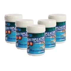 UNIVERSAL - Pack 5 Cloro Para Piscinas en Tabletas Triple Acción