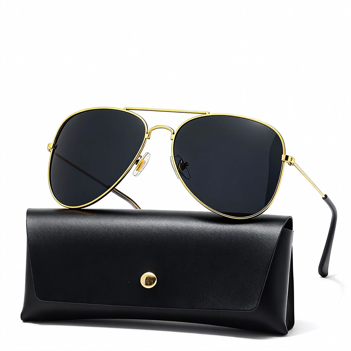 POLASUP - POLASUP Lentes Gafas de sol de aviador piloto para hombre y mujer 100 % protección UV clásicas