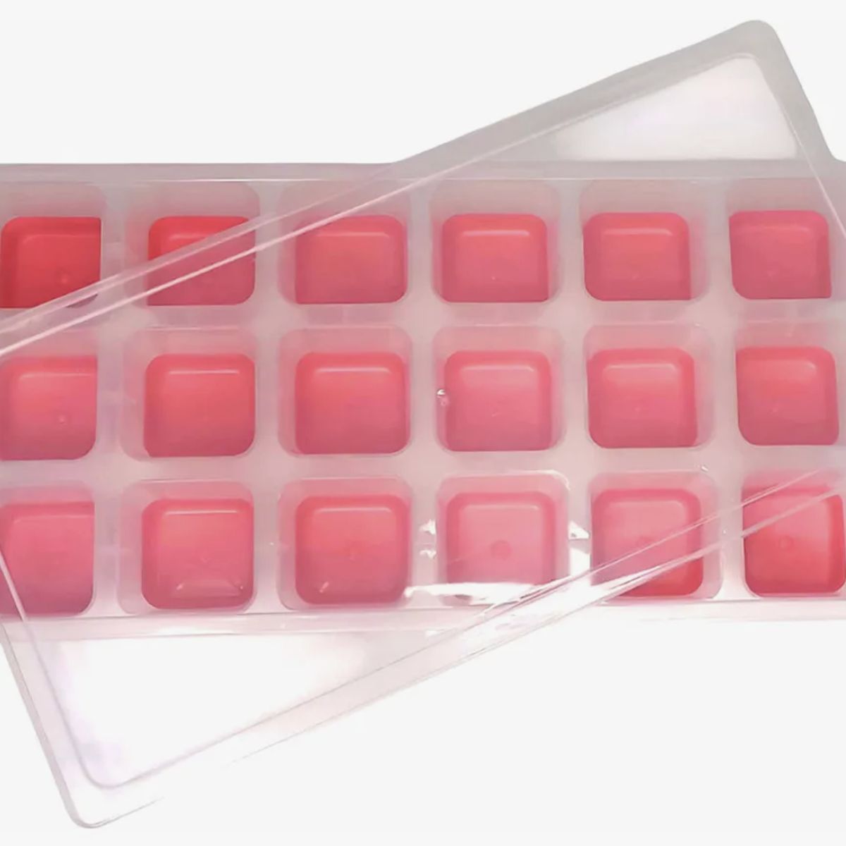 OKAY - Pack 2 Bandeja Hielera Plástico En Forma De Cubos Con Tapa