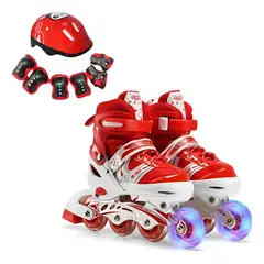 GENERICO - Patines 4 Ruedas Ajustable Roller Artístico Para Niñas talla L (38-39-40-41)