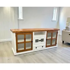 GENERICO - RACK DE TV MODELO PUERTA DE CRUZ MGR MUEBLES