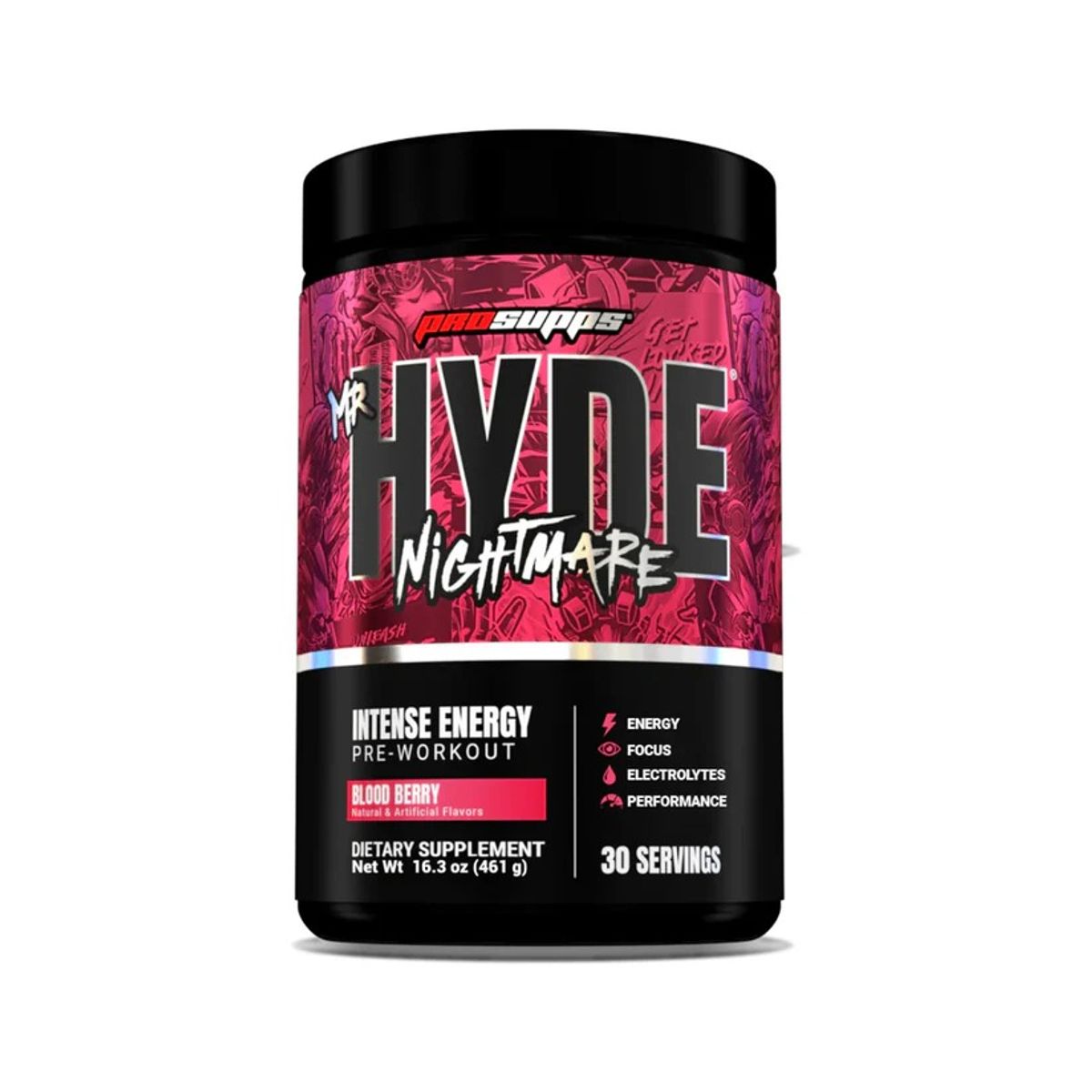 PROSUPPS - PRE ENTRENO HYDE NIGHTMARE 30 SV BLOOD BERRY- PROSUPPS