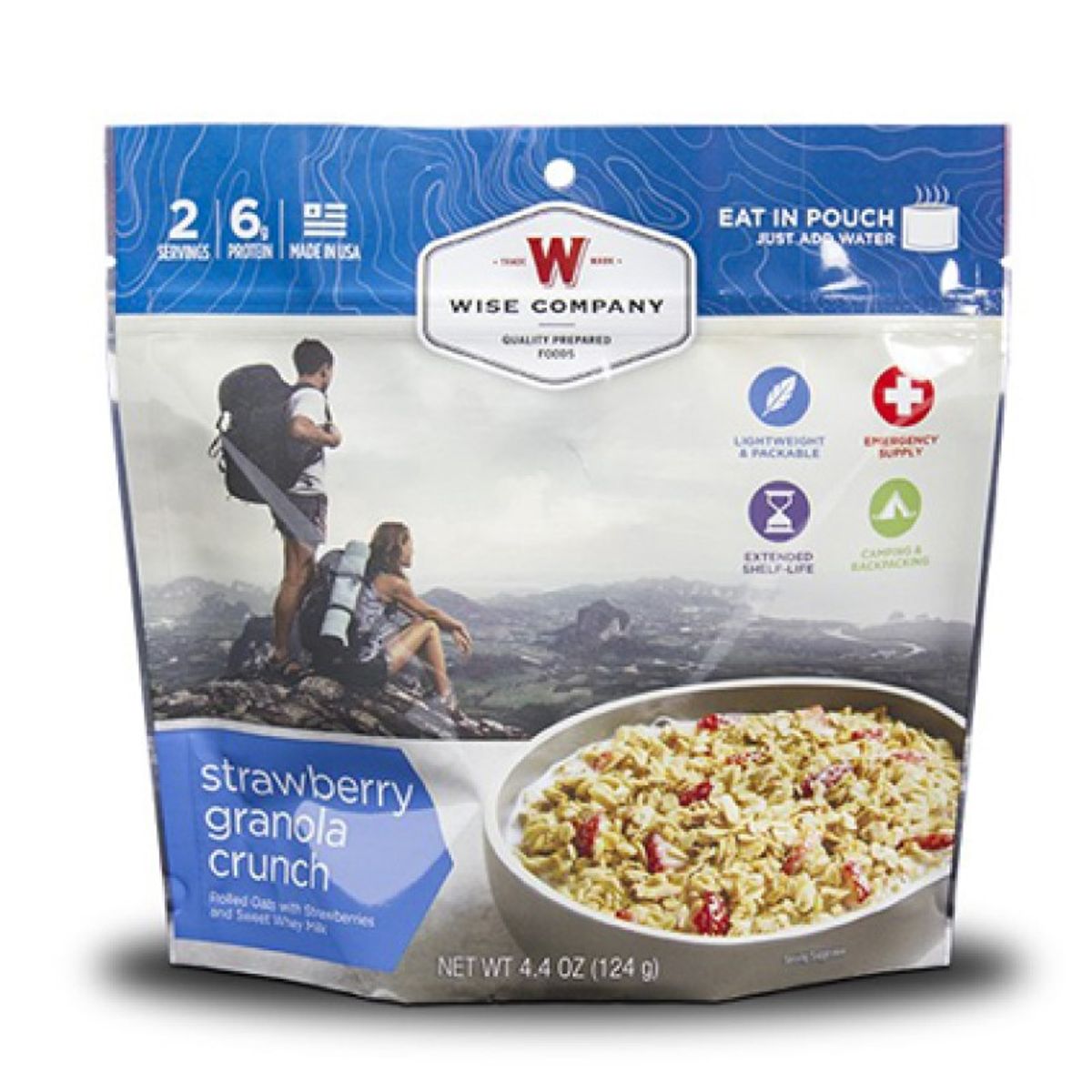 GENERICO - Wise Food Outdoor Comida Liofilizada Cereal 12serv Granola