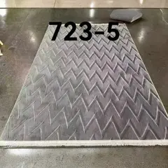 ANGELES DEL HOGAR - ALFOMBRA JACQUARD LISA 200X240CM ANTIDESLIZANTE