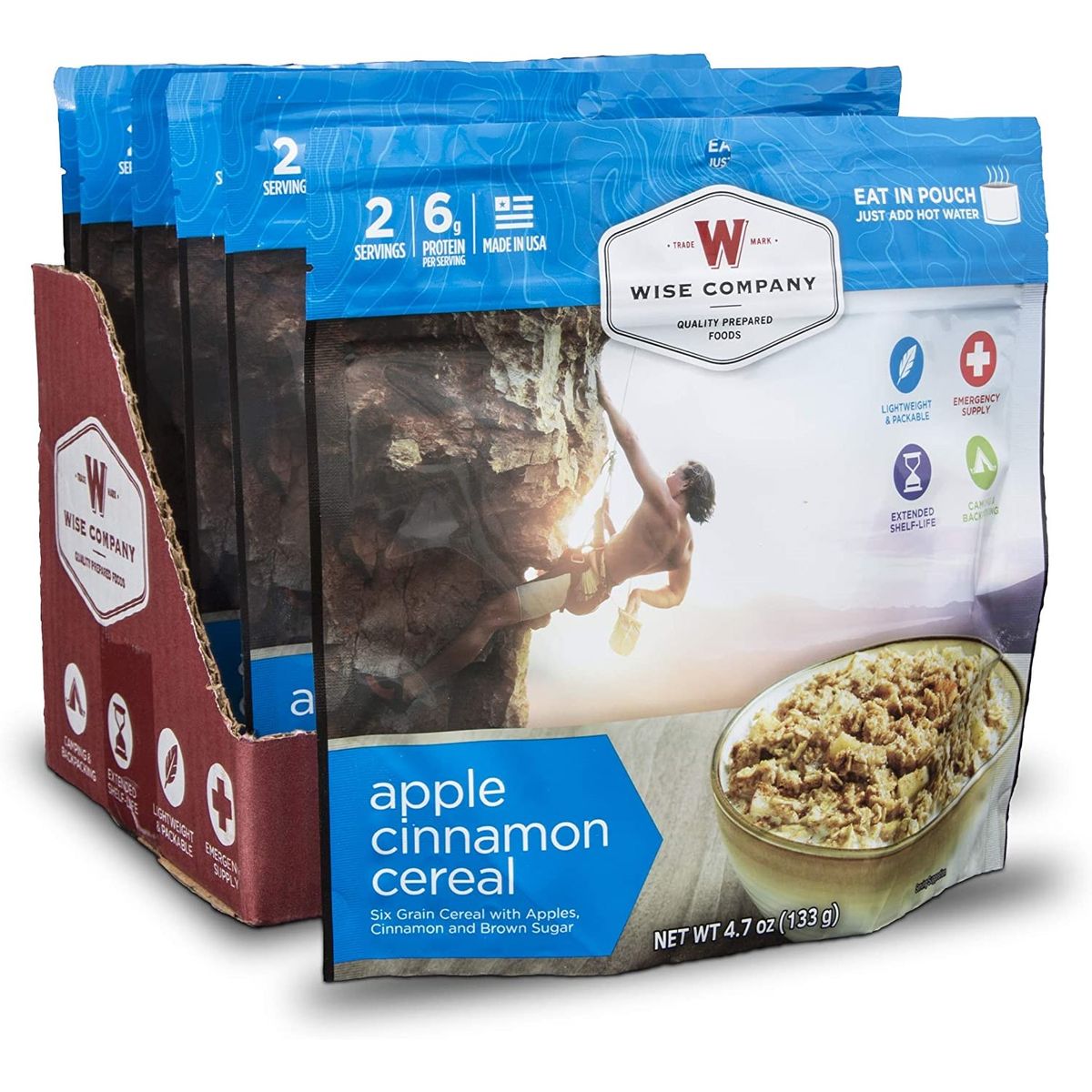 GENERICO - Wise Food Outdoor Comida Liofilizada Cereal 12serv Cinnamon