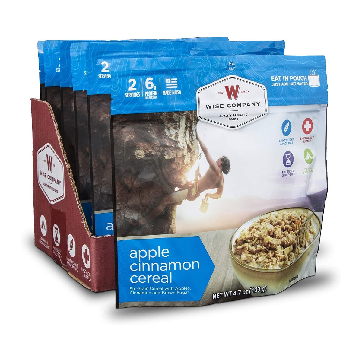 GENERICO - Wise Food Outdoor Comida Liofilizada Cereal 12serv Cinnamon