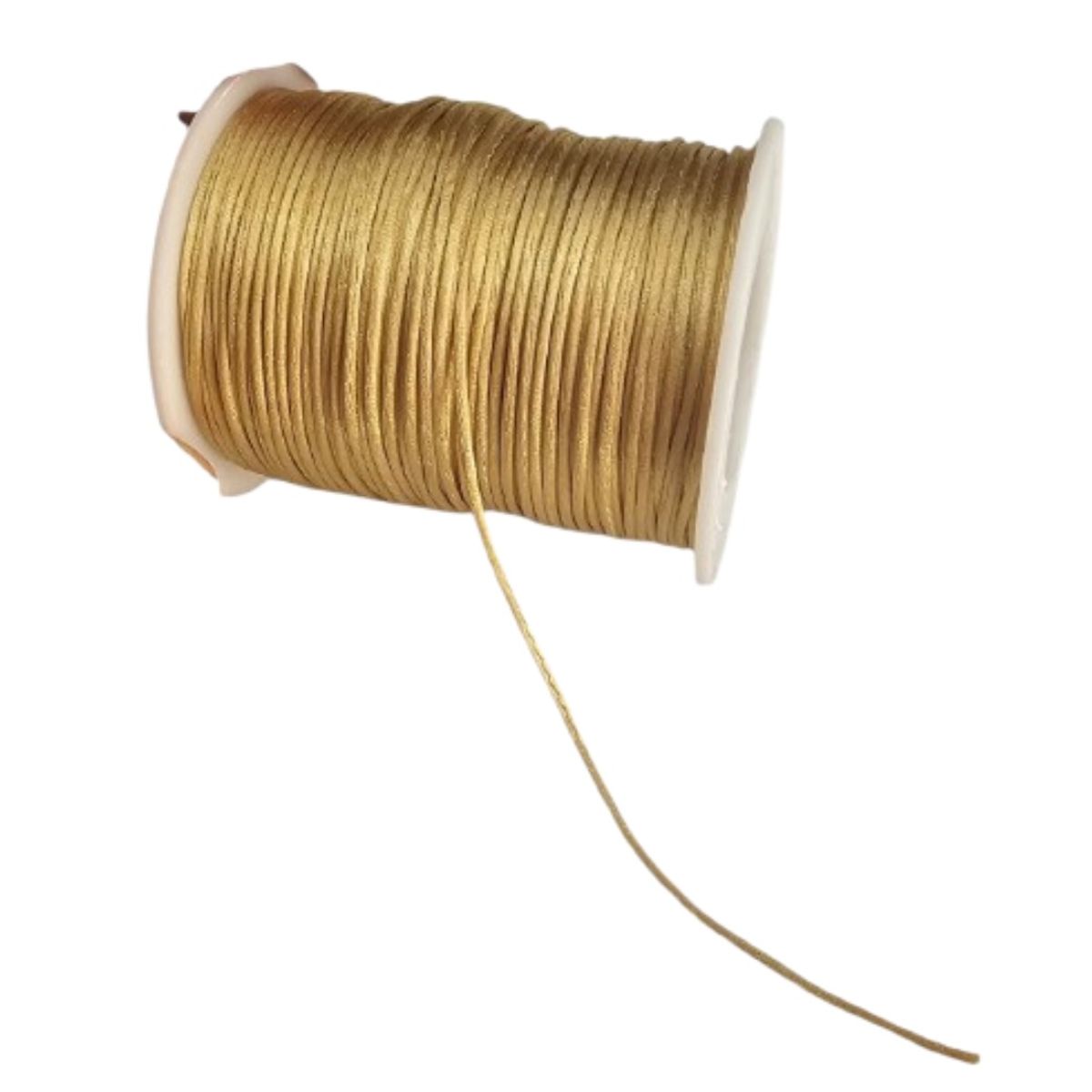 GENERICO - Hilo Cordon Dorado 2mm X 50mtrs Navidad Adornos