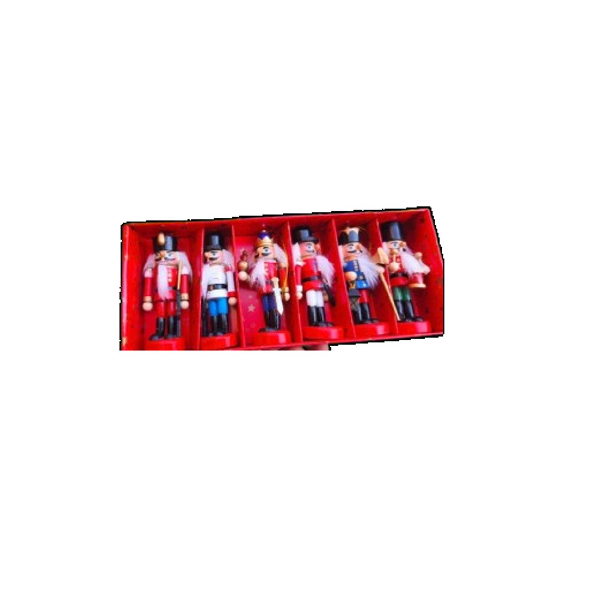 GENERICO - Caja 6 figuras mini Cascanueces de 10 cm.