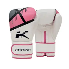 KATANA - Guantes de Boxeo - F7 Ergo – BGR-F7PK - Rosado Negro - 16 Onz