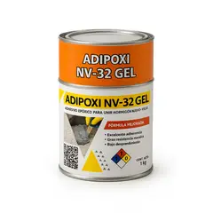 TAKURU - Adhesivo Epóxico ADIPOXI NV-32 GEL Puente de Adherencia para Hormigón