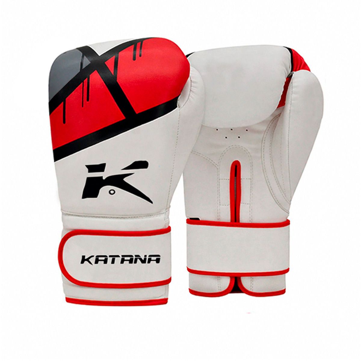 KATANA - Guantes de Boxeo Katana -  F7 Ergo – BGR-F7PK - Rojo Negro - 14 Onz