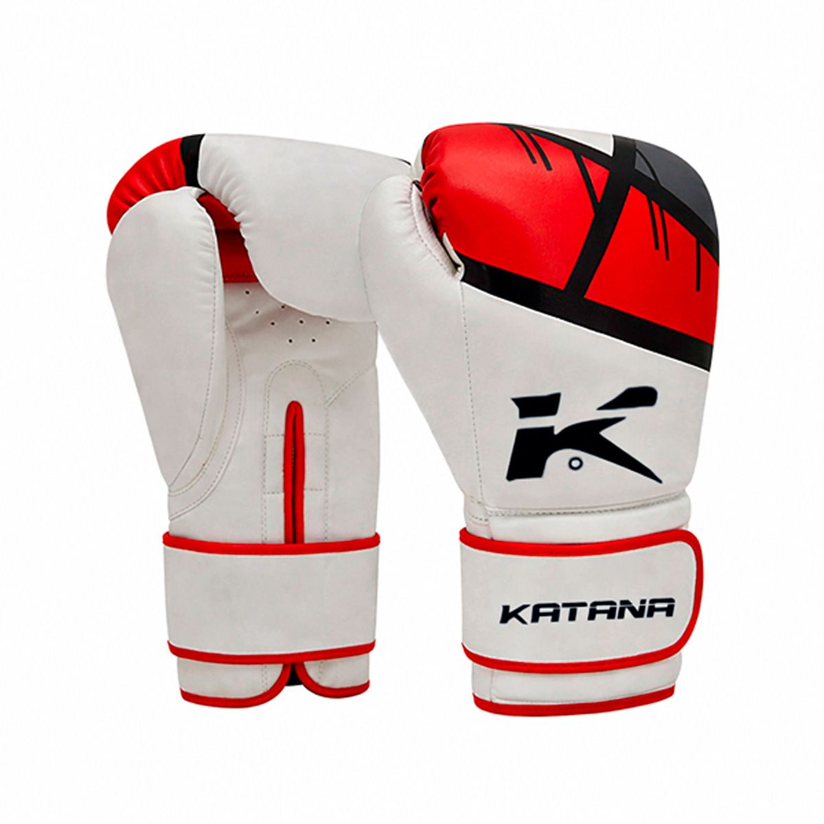 KATANA - Guantes de Boxeo Katana -  F7 Ergo – BGR-F7PK - Rojo Negro - 14 Onz