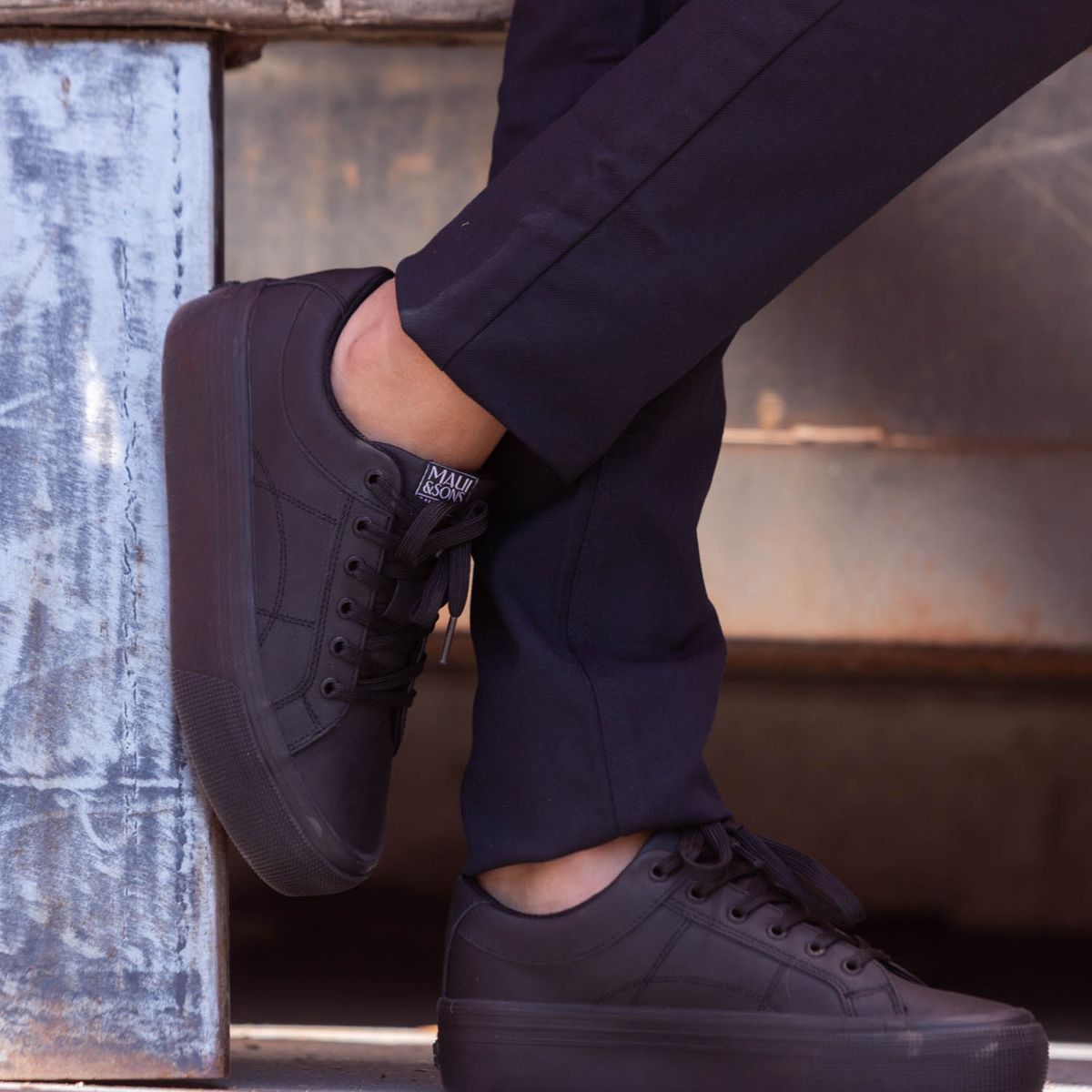 MAUI AND SONS - Zapatilla Lua Negra Mujer Maui And Sons