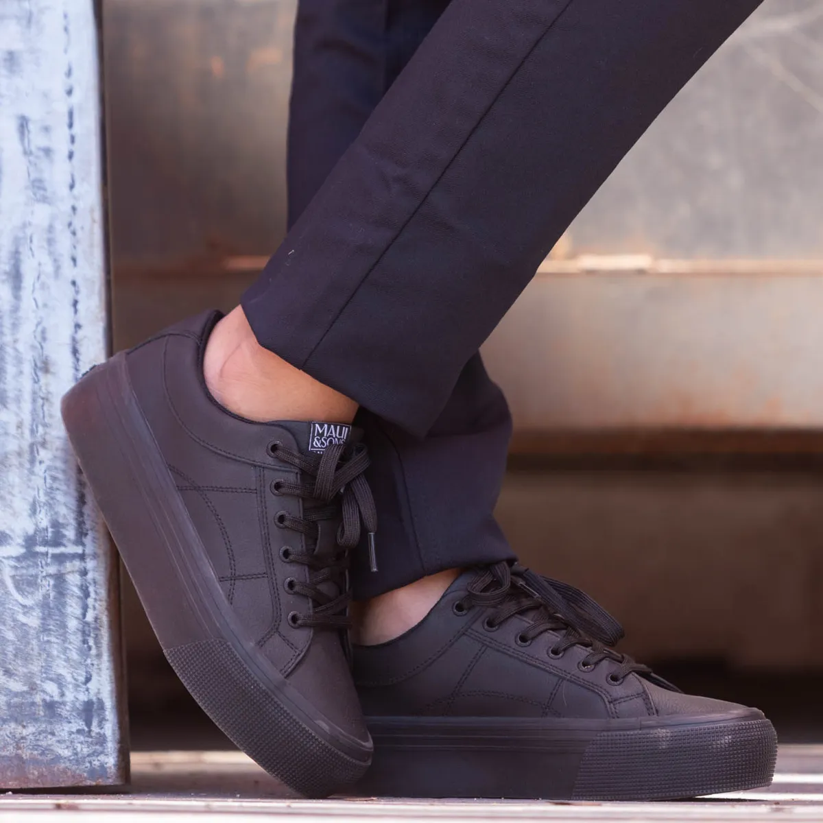 MAUI AND SONS - Zapatilla Lua Negra Mujer Maui And Sons