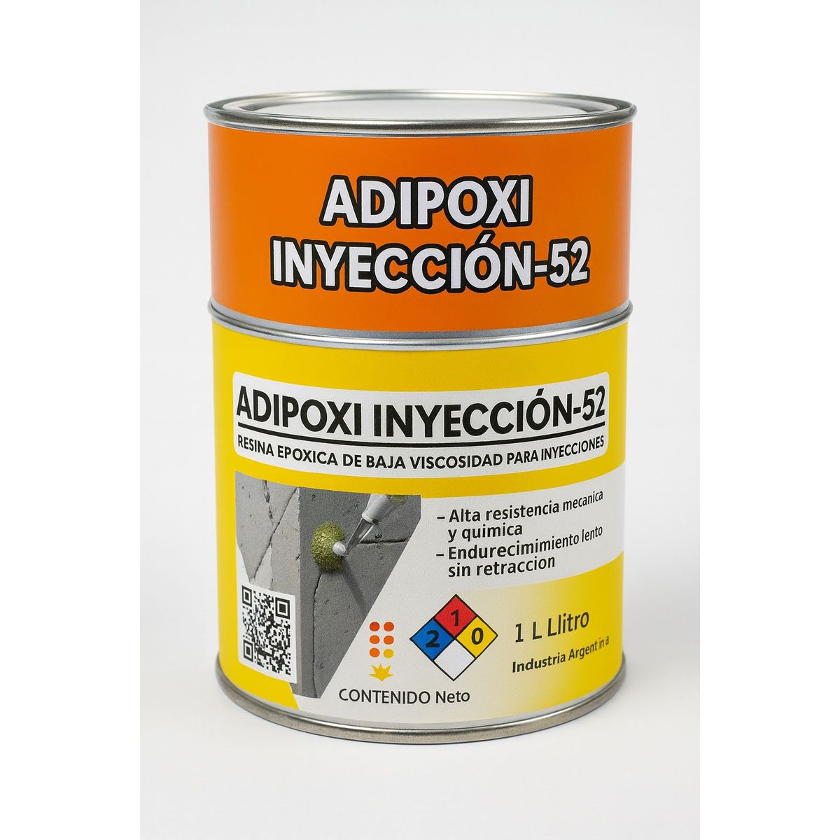 TAKURU - Resina Epóxica ADIPOXI INYECCIÓN - 52 - Reparación de Fisuras en Hormigón