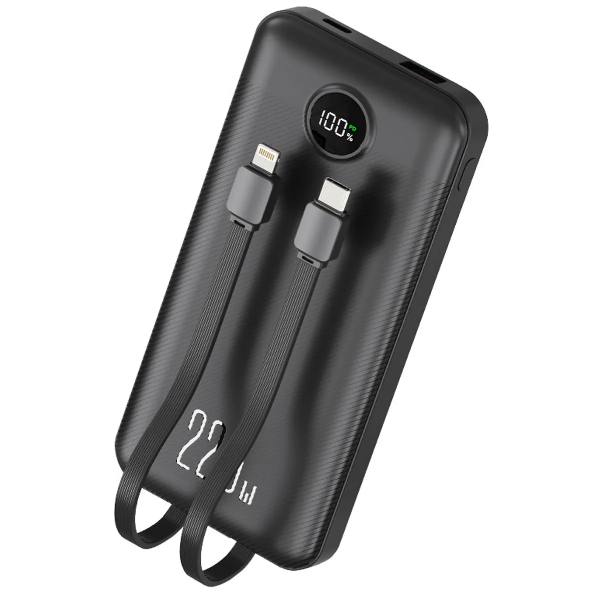BESTLINK - BATERIA EXTERNA POWERBANK, 10.000 MAH, CARGA RAPIDA, NEGRA.
