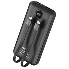 BESTLINK - BATERIA EXTERNA POWERBANK, 10.000 MAH, CARGA RAPIDA, NEGRA.