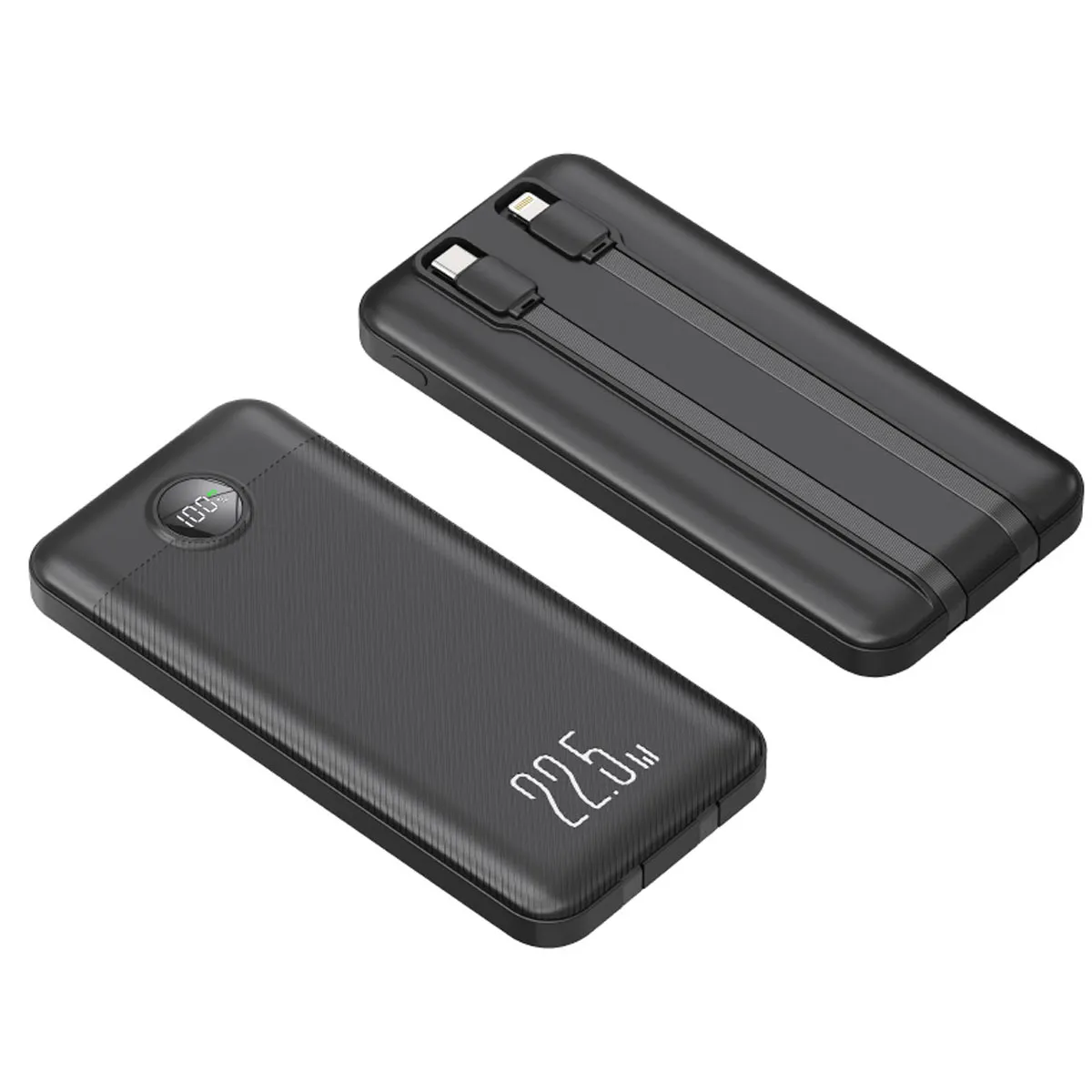 BESTLINK - BATERIA EXTERNA POWERBANK, 10.000 MAH, CARGA RAPIDA, NEGRA.