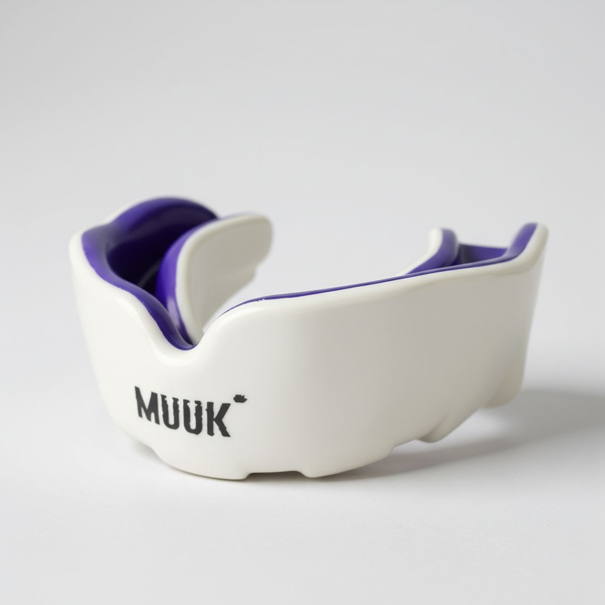 MUUK - PROTECTOR BUCAL DE SILICONA MUUK SIMPLE ADULTO BLANCOPURPUR