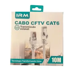 IRM - Cable Ethernet Lan Red Cctv Cat6 Rj45 De 10 Metros