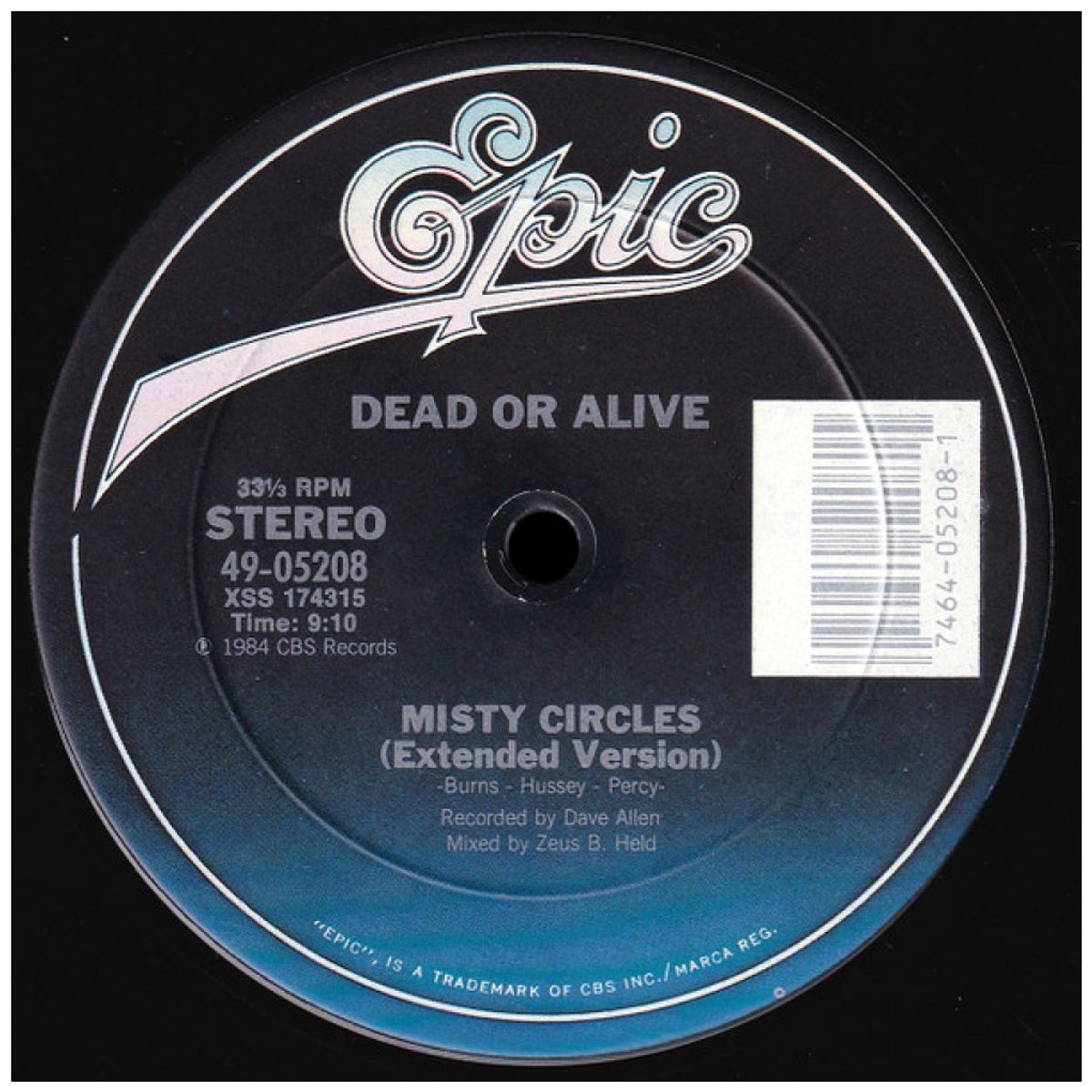 HITWAY MUSIC - DEAD OR ALIVE - YOU SPIN ME ROUND LIKE A RECORD - 12 MAXI SINGLE VINILO USADO