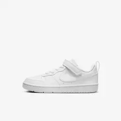 NIKE - Zapatillas Court Borough Low Recr Blanco Niños