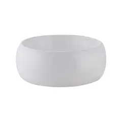MODERN SPACE - Lavamanos Sobreponer Loza Redondo 40x40x155cm Blanco