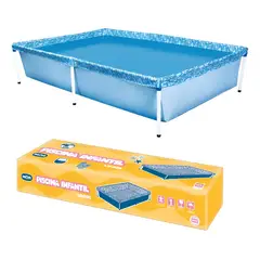 MOR - Piscina Rectangular 1000 Litros Portatil
