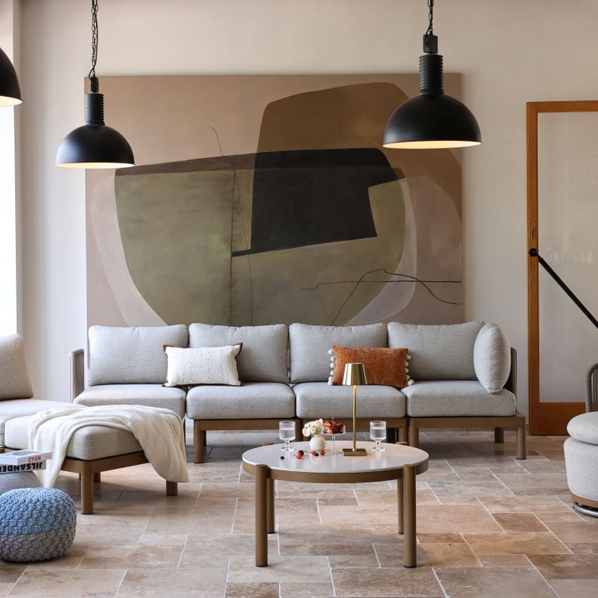 MODRA - Juego de Living Haven Exterior para Terraza y Jardín