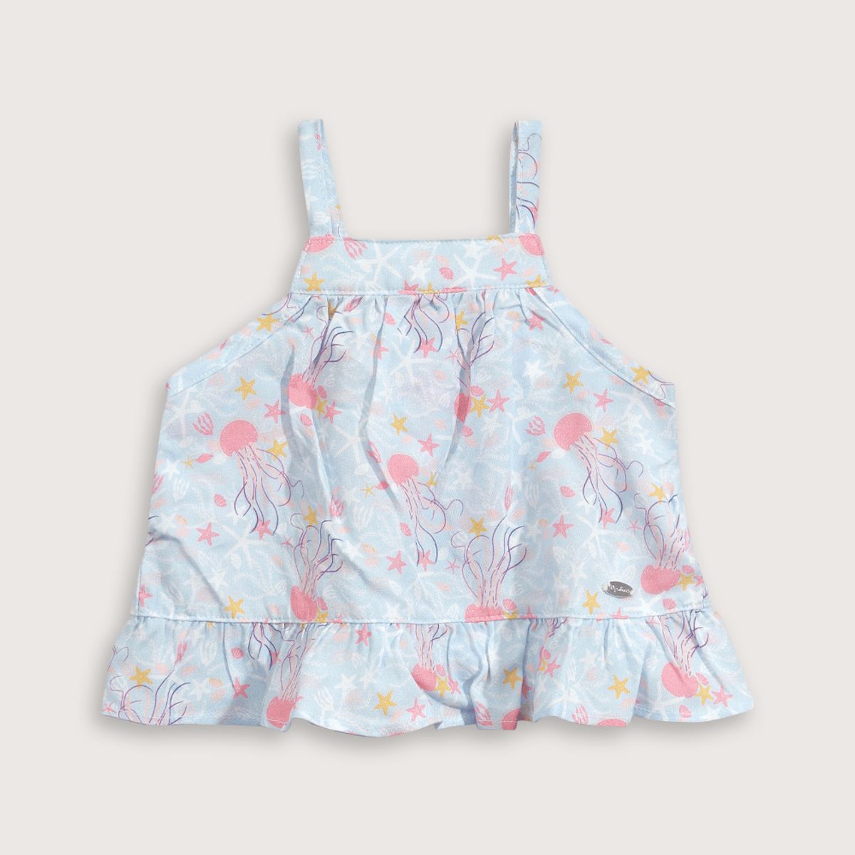 OPALINE - Conjunto Celeste de Bebé Niña