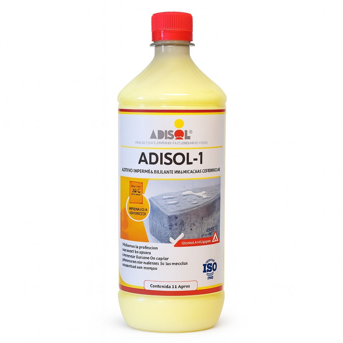TAKURU - Aditivo Hidrófugo ADISOL 1 - Impermeabilización para Morteros y Hormigón