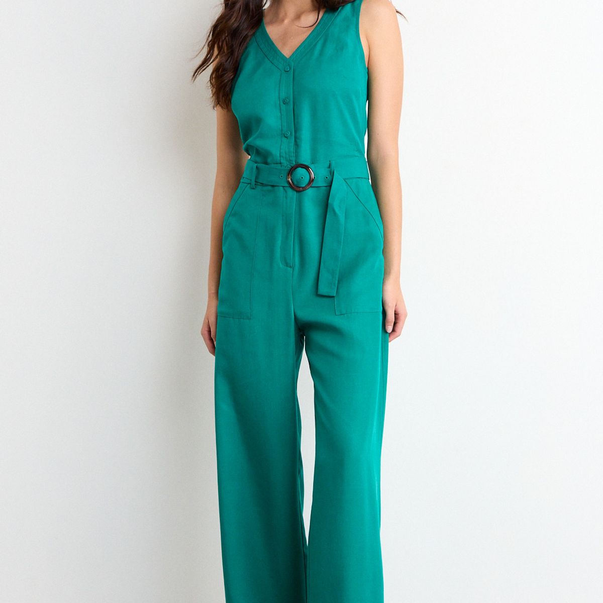 IO - Enterito Liso Mujer Verde Oliva Io