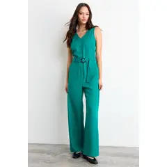 IO - Enterito Liso Mujer Verde Oliva