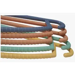 OKAY - Pack 50 Colgadores Ganchos Ropa Plásticos Antideslizantes