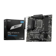 MSI - Placa Madre PRO B760M-A WIFI, mATX, DDR5, LGA1700