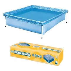 MOR - Piscina Infantil 400 Litros Rectangular