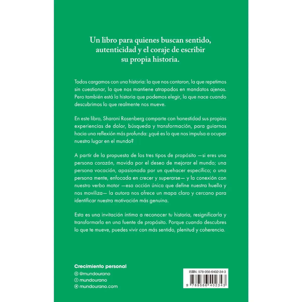 EDICIONES URANO - Libro La Historia Que Te Cuentas