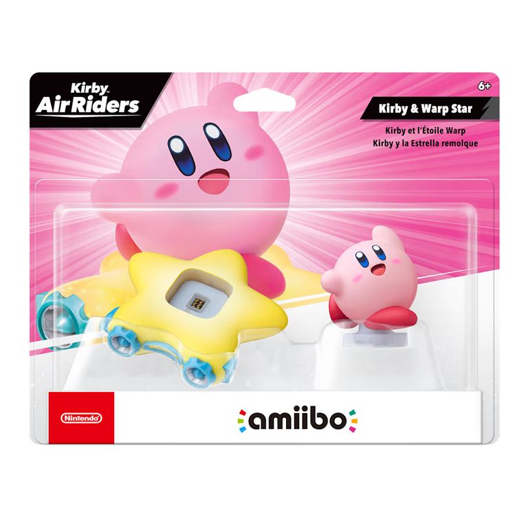 NINTENDO Amiibo Kirby Air Rider Kirby & Warp Star