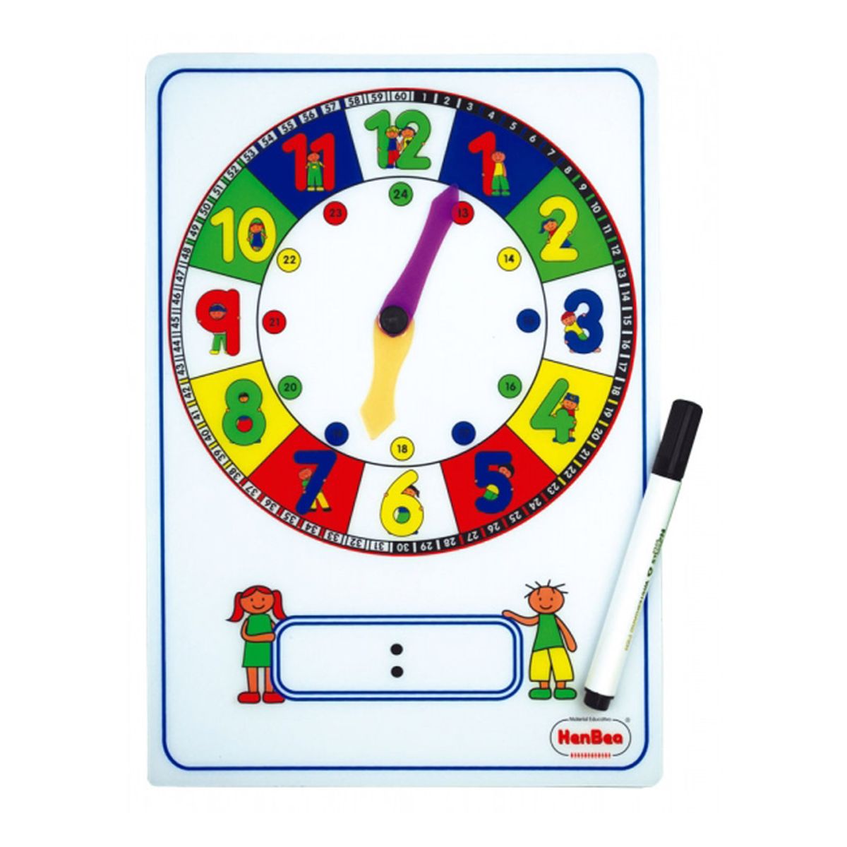 GENERICO - Reloj Manual Números con Niños