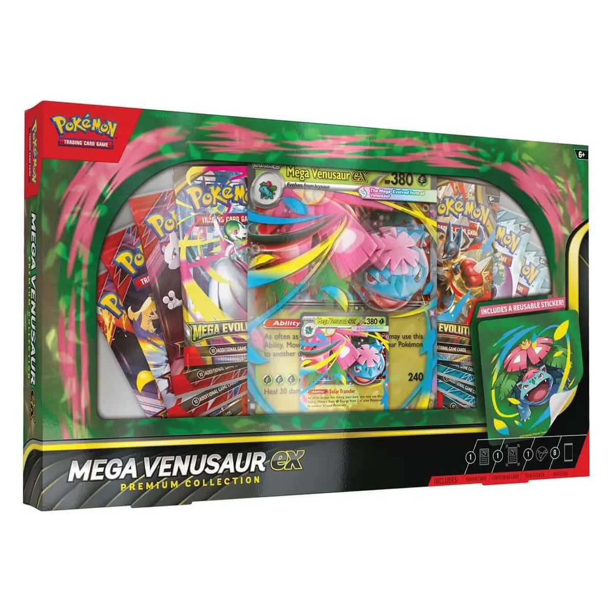 POKEMON - Pokemon TCG: Mega Venusaur ex Premium Collection Ingles